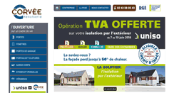 Desktop Screenshot of menuiserie-corvee.com